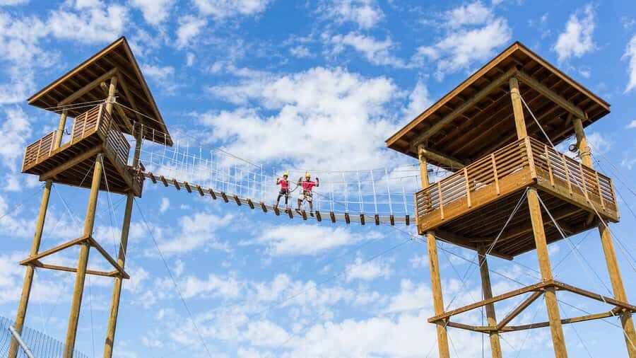 Camp Verde: Predator Zip Lines Guided Tour - The course layout: 5 zip lines across about a mile