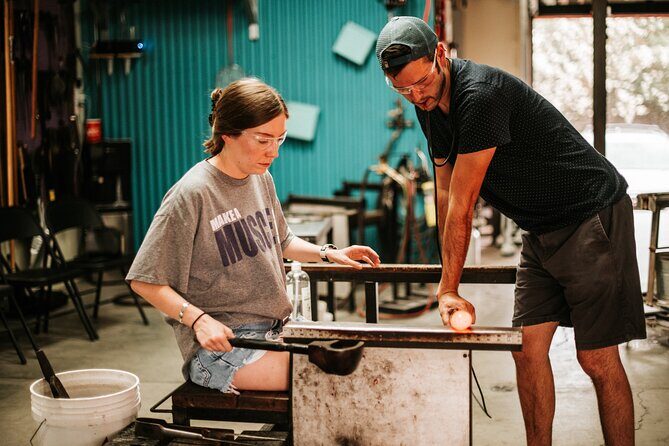 Introduction to Glassblowing Workshop in Sedona - What happens after class: annealing overnight and next-day pickup