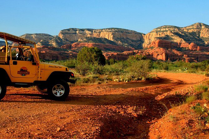 PRIVATE Sedona Jeep Tour 2-hour Lil' Rattler Off-Road - Dry Creek Canyon driving: the Red Rock views that come with the bumps