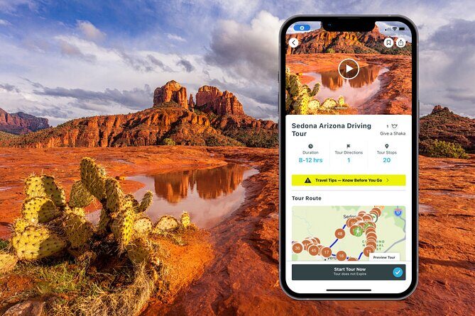 Sedona, Arizona Self-Guided Audio Tour - Chapel of the Holy Cross: parking stress, then a knockout view