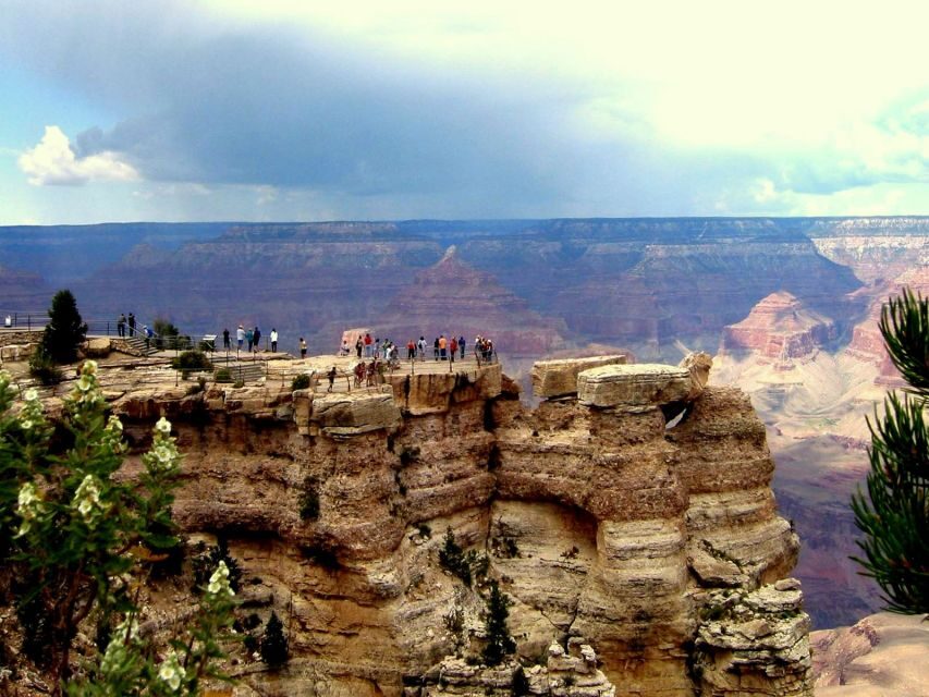 Sedona, AZ: Grand Canyon Guided Tour and Historic Railway - East Rim highlights: Desert View Watchtower and Cameron Trading Post