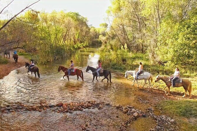Sedona Horseback Rides At Dead Horse Ranch with River Crossing - Dead Horse Ranch State Park Beats the Usual Sedona Ride