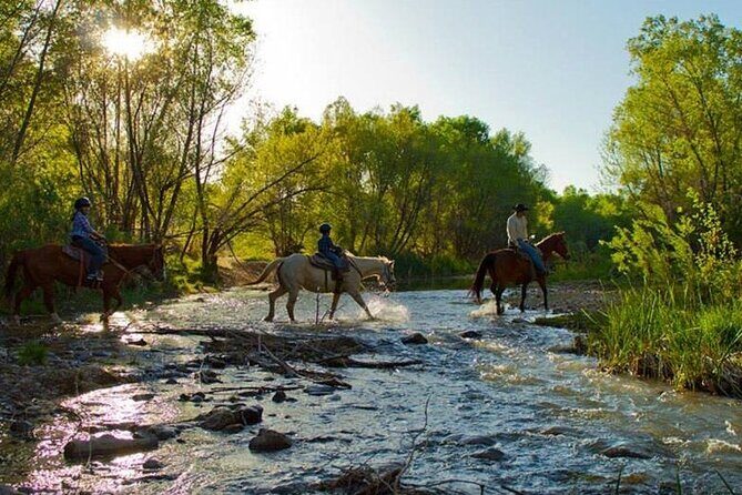 Sedona Horseback Rides At Dead Horse Ranch with River Crossing - Higher-Country Views on the Outlaw Trail (And Tuzigoot on the Short Option)