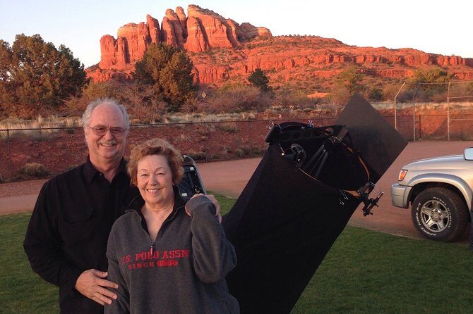 Sedona Stargazing Tours LLC - Wide-view binoculars and comfy chairs: no one gets left behind