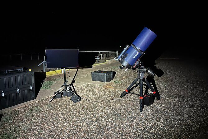 Stargazing Tour with Telescopes and Video Astronomy in Sedona - The 4K OLED Screen: Why Video Astronomy Changes the Mood
