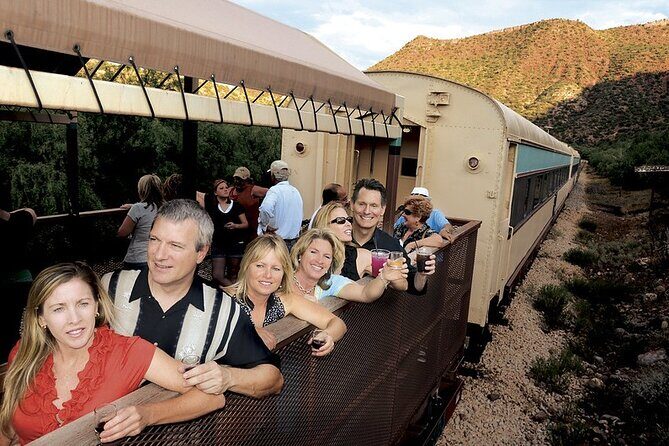 Starlight Ride on Verde Canyon Railroad - The Verde River route: wildlife, mining sites, geology, and Sinagua cliff dwellings