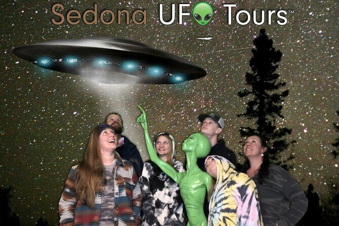 The Original Sedona UFO and Stargazing Night Tour - The route: Thunder Mountain to Fay Canyon (first night-sky stop)