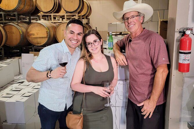 Voted Best in Sedona- Excellent Value Private Wine Tour! - Stop 2 at Alcantara Vineyards and Winery: vines, a picnic vibe, and live music